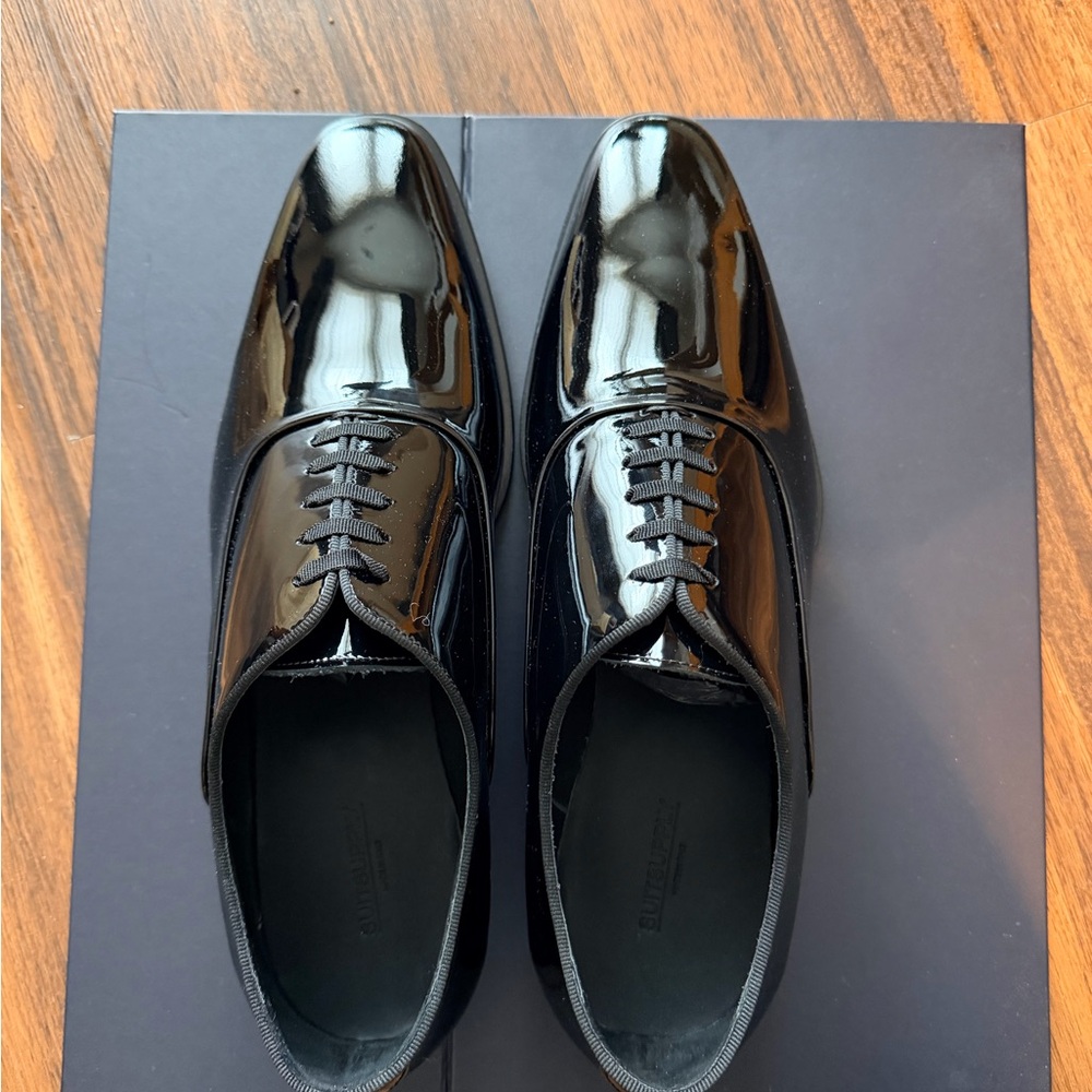 Suitsupply Black Patent Oxfords